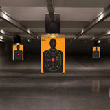 Multiple 16 × 24 inch silhouette practice target posters.