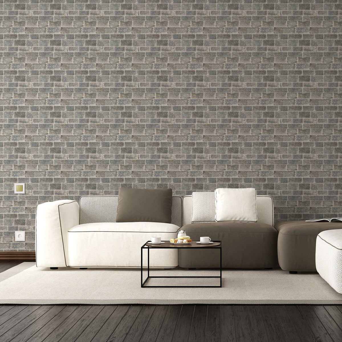 Alternate gallery view of Brick Self Adhesive Wallpaper Peel Stick.