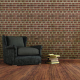Product presentation view of Brick Self Adhesive Wallpaper Peel Stick.