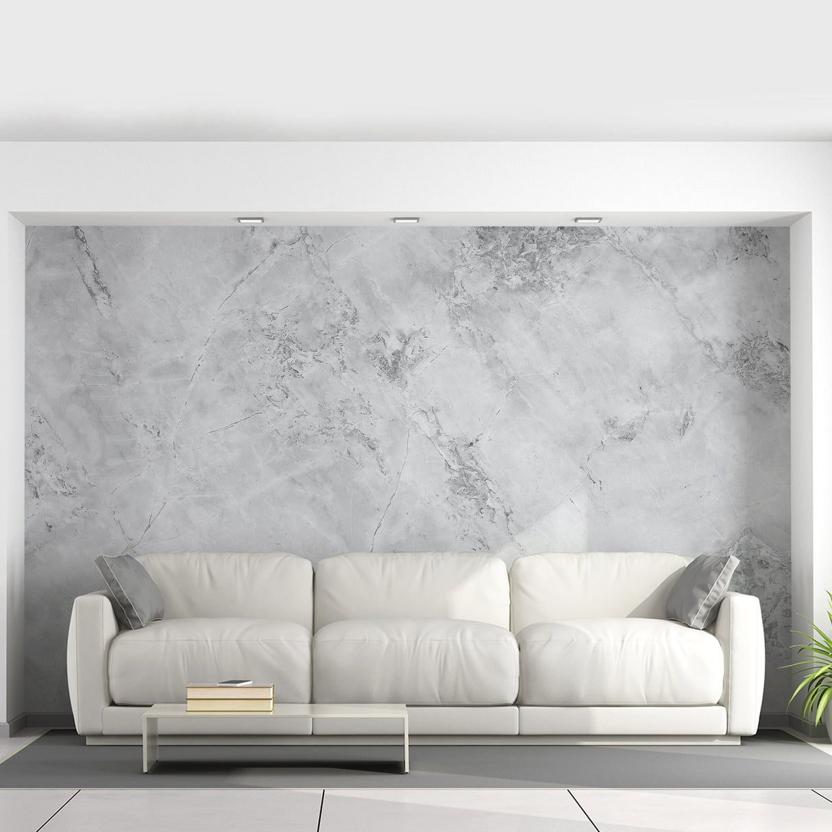Additional product view of Marble Vinyl Wallpaper Sticker.