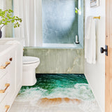Alternate gallery view of 3d Sea Floor Bathroom Stickers Decor.