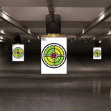 Concentric ring practice target poster with clearly printed scoring areas.