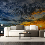 Product detail view of Sunset Wallpaper Decals.