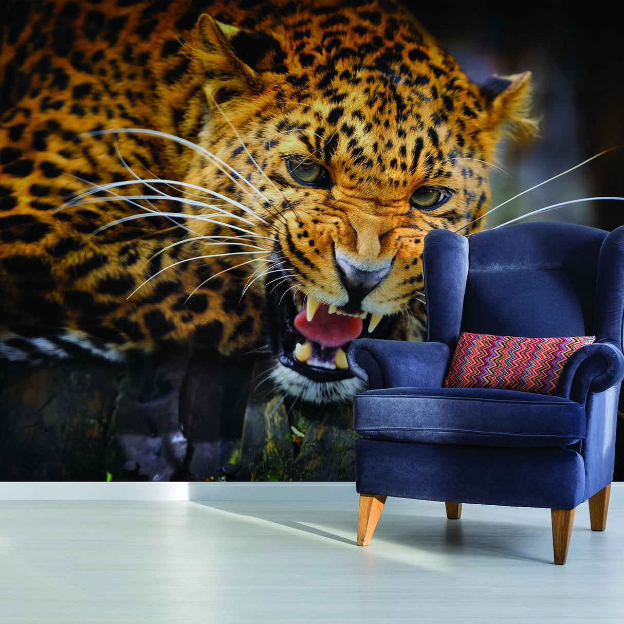 Alternate gallery view of Jaguar Wallpaper Vinyl Decal Decor.