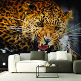 Product presentation view of Jaguar Wallpaper Vinyl Decal Decor.