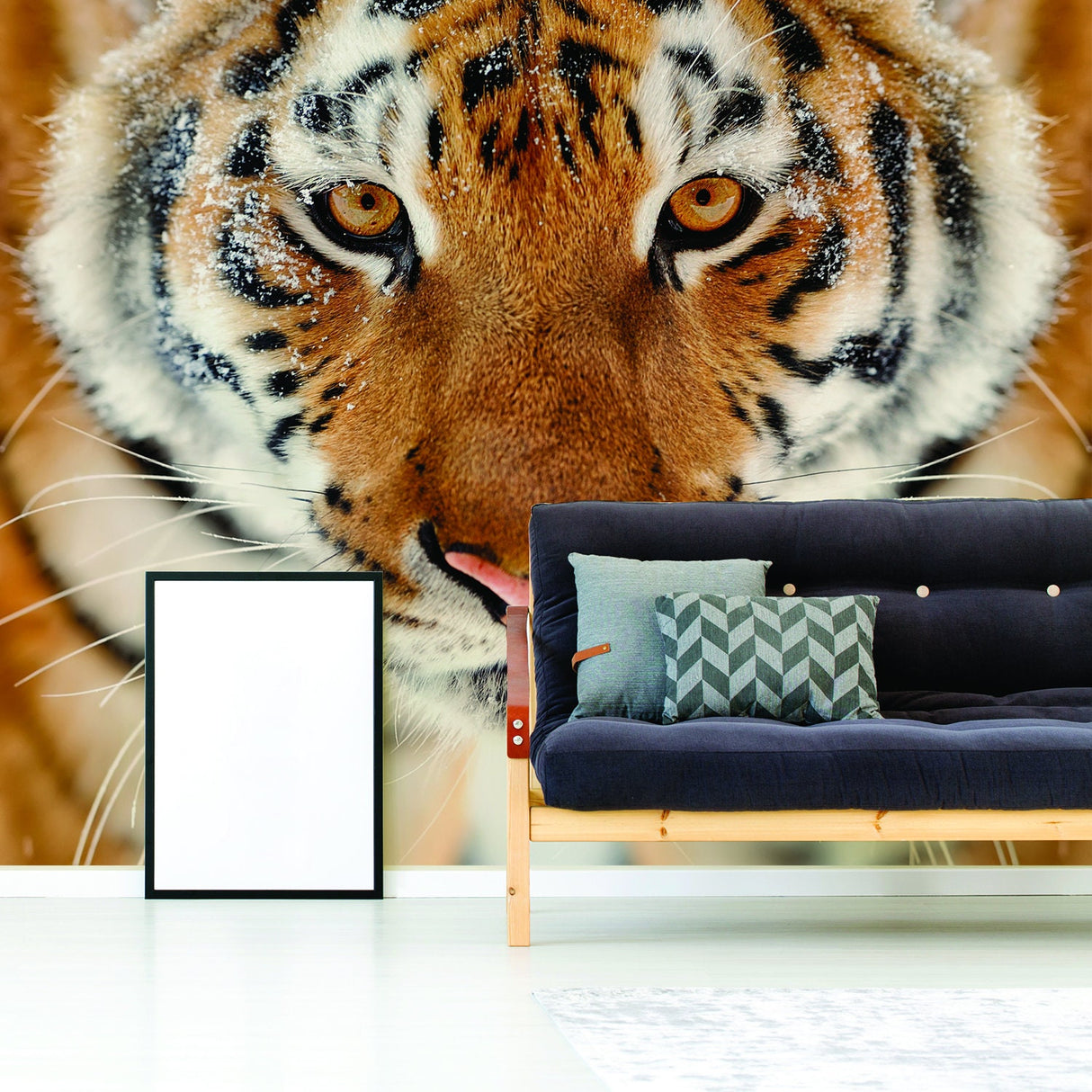 Additional product detail of Tiger Wallpaper Stick And Peel Decal.