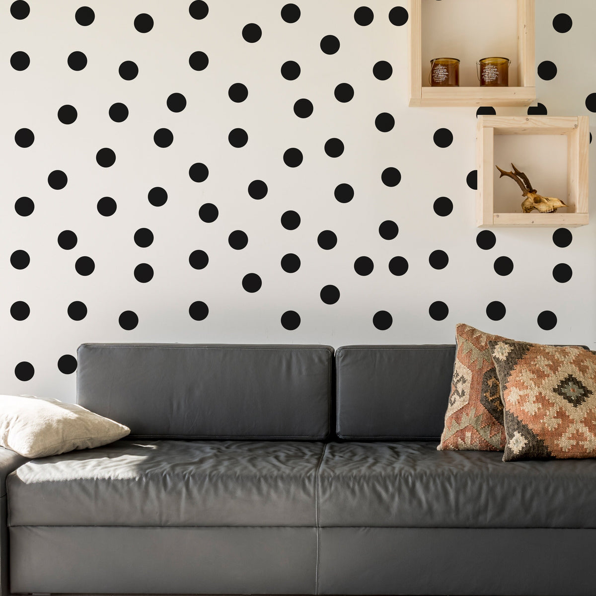 Alternate product presentation of Circle Wall Stickers.