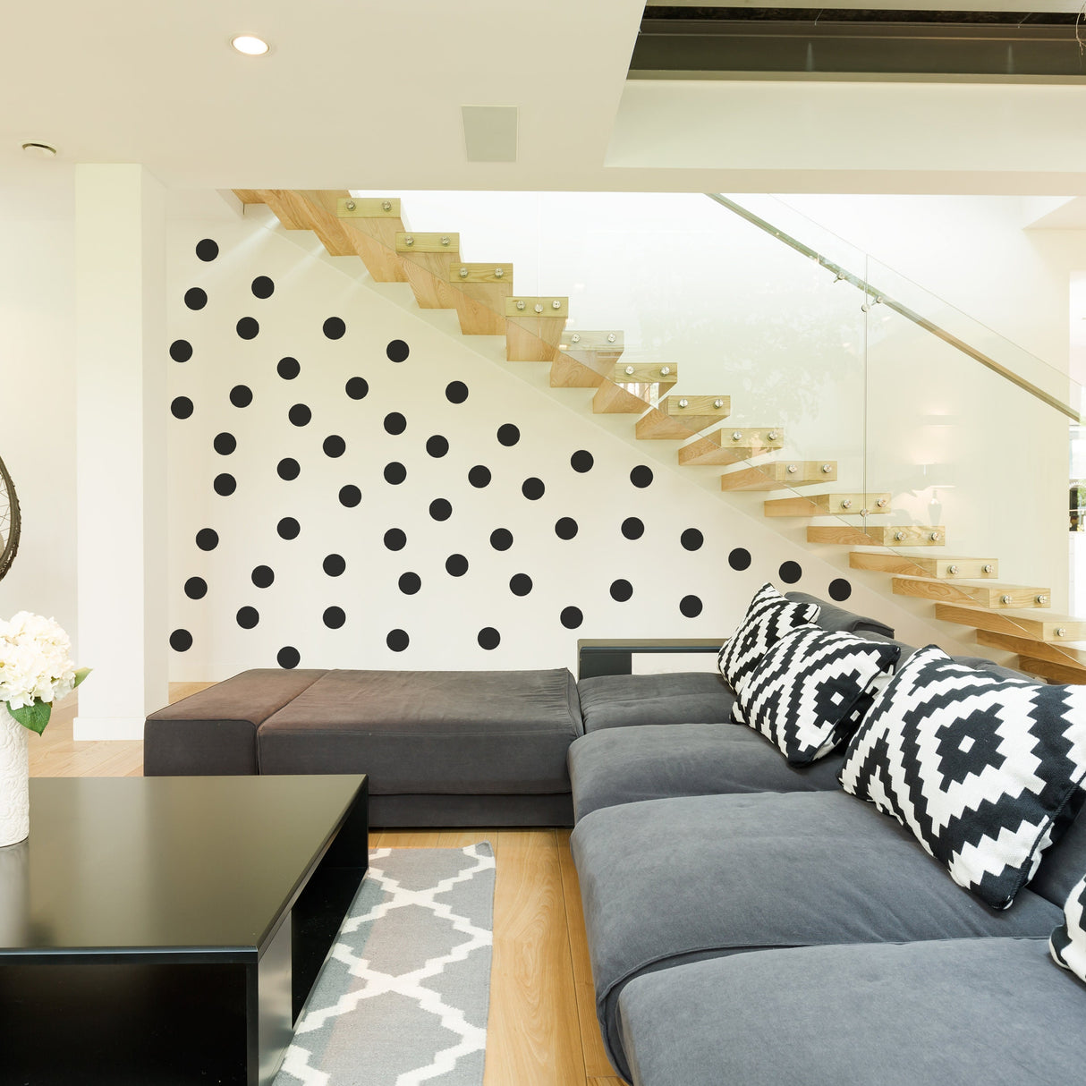 Product presentation view of Circle Wall Stickers.