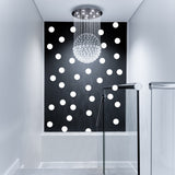 Alternate product presentation of 215x White Round Circle Dot Stickers.