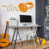 Product detail view of Music Wall Decal Decor.