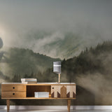 Additional product detail of Foggy Forest Wallpaper Decal.
