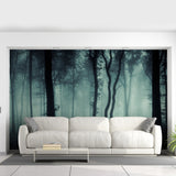 Additional product detail of Foggy Forest Wallpaper Decal.