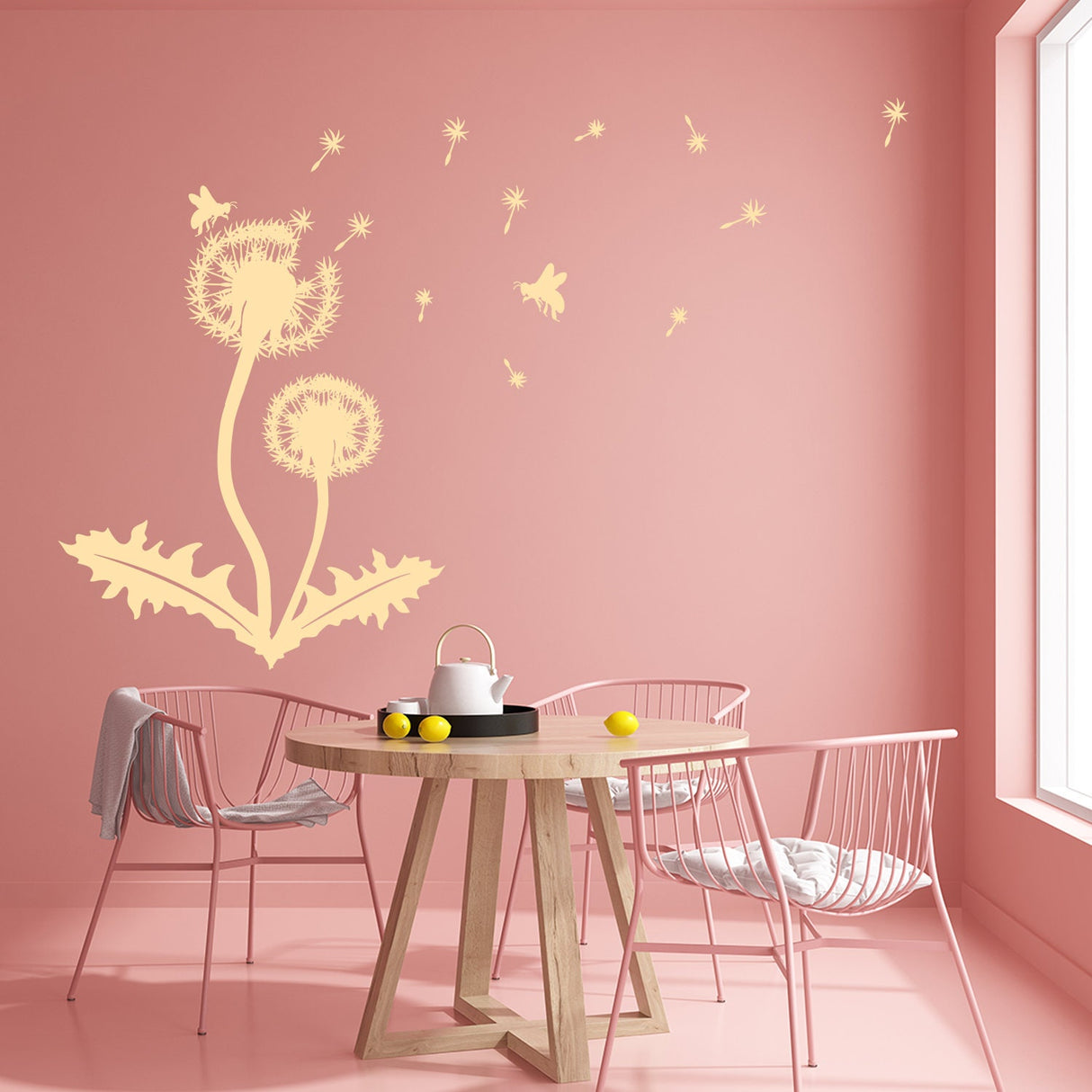 Additional product view of Dandelion Wall Decor Decal.