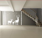 Alternate gallery view of Deer & Moose Wildlife Wall Decal.