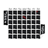 Alternate product view of Weekly Planner Chalkboard Decal Wall Sticker.