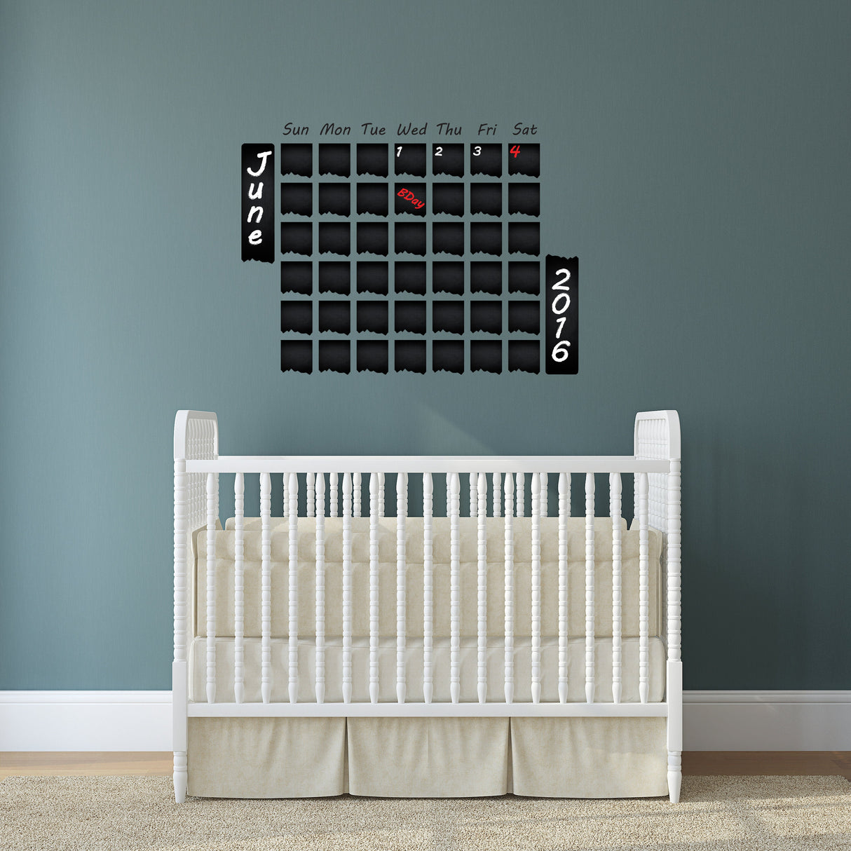 Product gallery view 10 of Chalkboard Wall Planner Blackboard Kitchen Sticker.