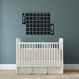 Product gallery view 10 of Chalkboard Wall Planner Blackboard Kitchen Sticker.
