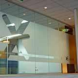 Custom Frosted Window Film Sticker - Personalized Frost Etch Privacy Vinyl Decal For Glass Door Covering.