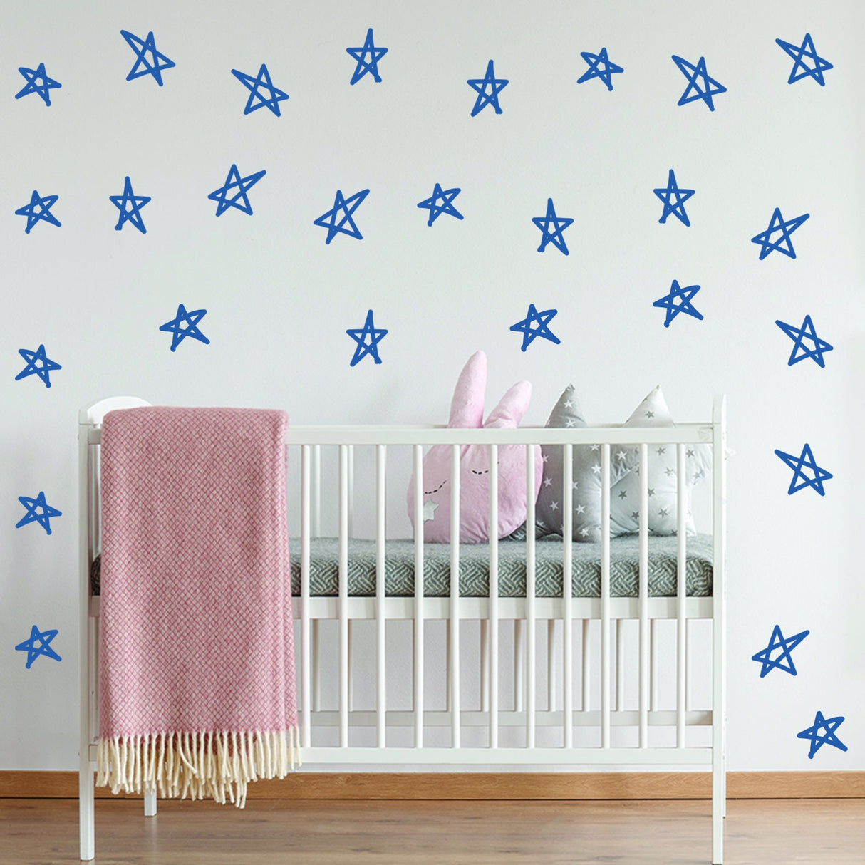 Alternate product view of 40x Stars Decor Wall Decals For Nursery.