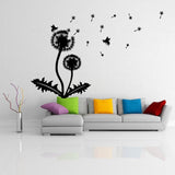Product presentation view of Dandelion Wall Decor Decal.