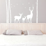 Product presentation view of Deer & Moose Wildlife Wall Decal.