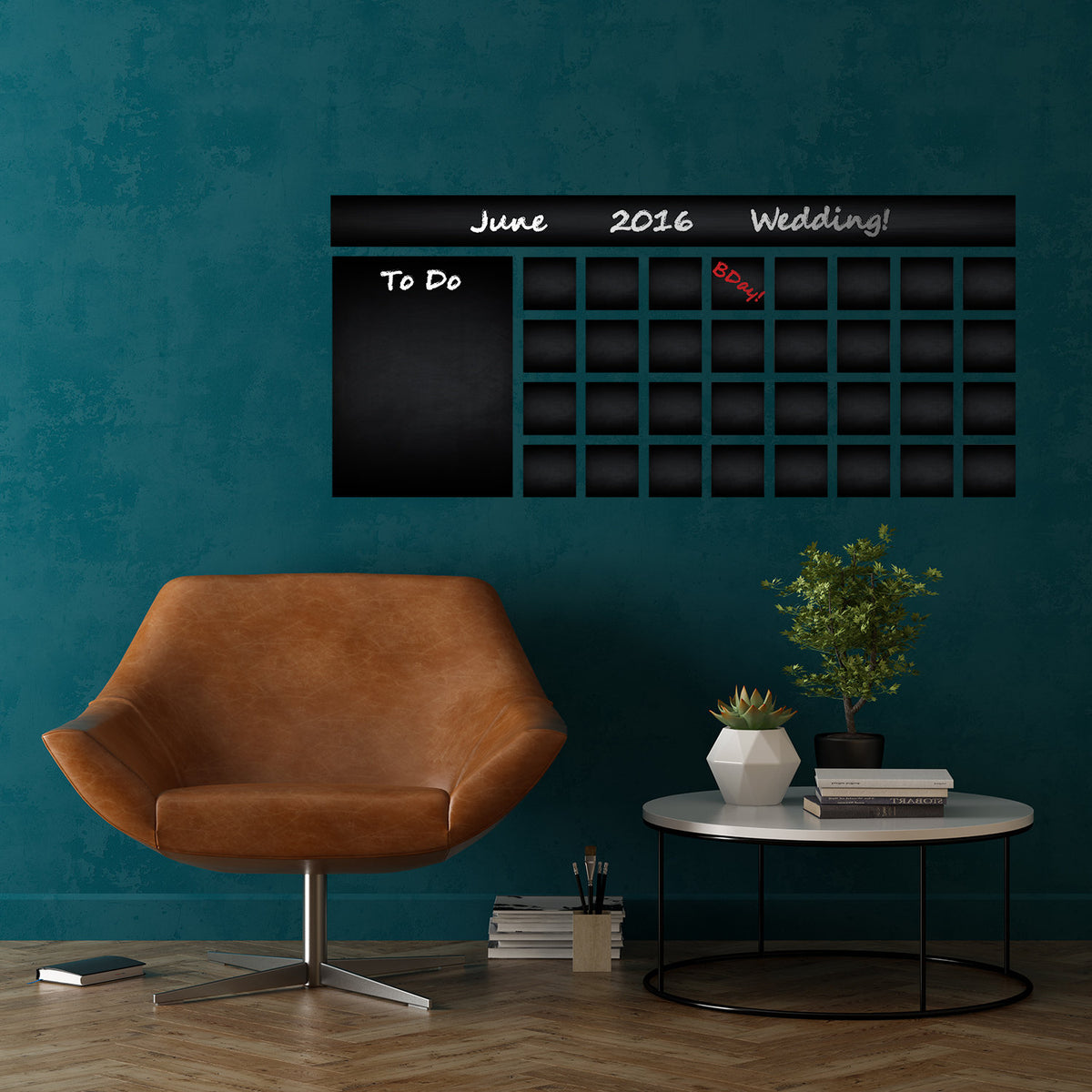 Product gallery view 9 of Chalkboard Wall Planner Blackboard Kitchen Sticker.