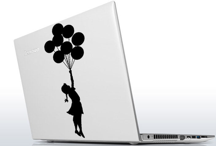 Alternate gallery view of Artist Girl With Balloons Wall Decal.
