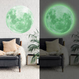 Product presentation view of Glow In The Dark Moon Wall Sticker.