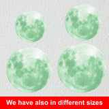Product gallery view of Glow In The Dark Full Moon And Star Wall Sticker.