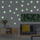 Product detail view of 850 pcs Glow In The Dark Stars Stickers.