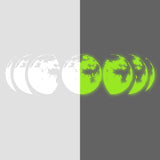 Alternate gallery view of Glow-in-the-Dark Moon Phases Wall Decal.