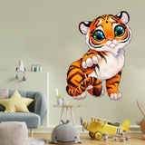 Alternate gallery view of Cute Tiger Wall Sticker.