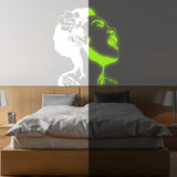 Additional product detail of Glow In Dark Life Is Beautiful Artist Street Art Wall Decal.