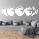Product detail view of Glow-in-the-Dark Moon Phases Wall Decal.