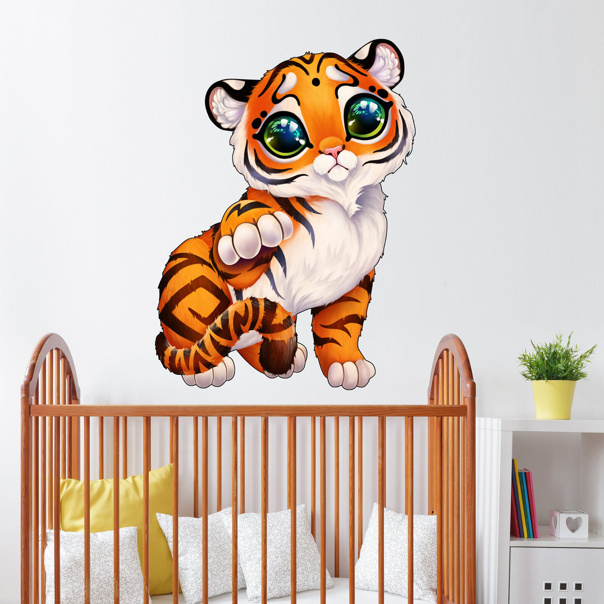 Additional product view of Cute Tiger Wall Sticker.