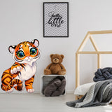 Additional product detail of Cute Tiger Wall Sticker.