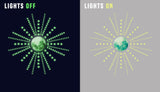 Additional product view of Glow In The Dark Stars Stickers.