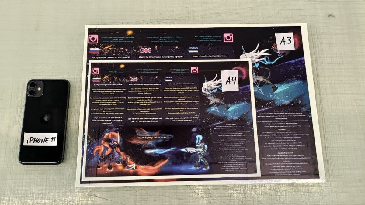 Additional product view of Light Drawing Board For Kids.