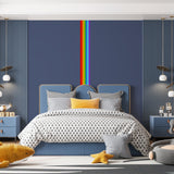 Additional product view of Rainbow Border Sticker.