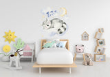 Additional product view of Nursery Cloud Dream Wall Sticker.