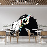 Additional product presentation of Lion Wall Sticker.