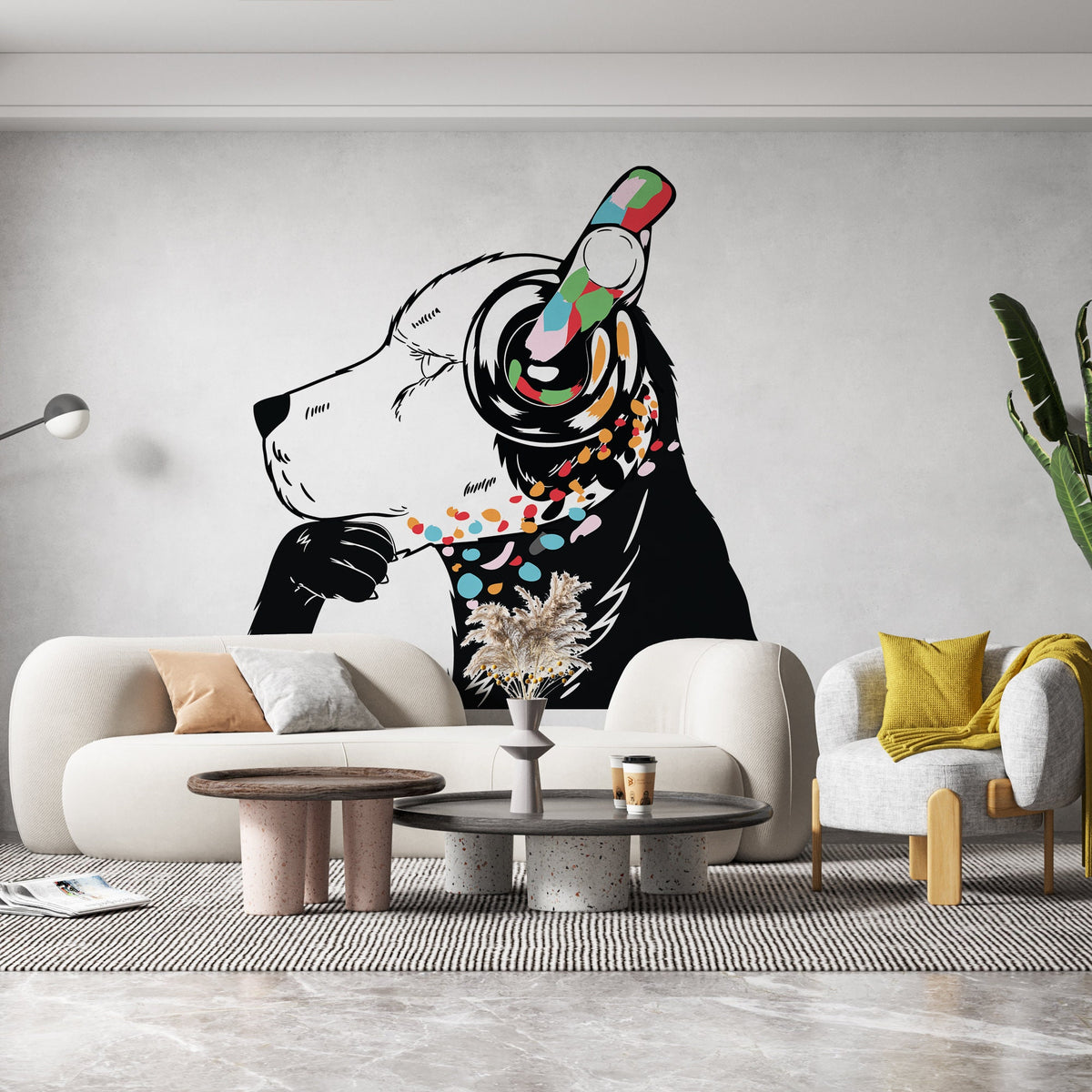 Additional product detail of Dog Wall Art Sticker.