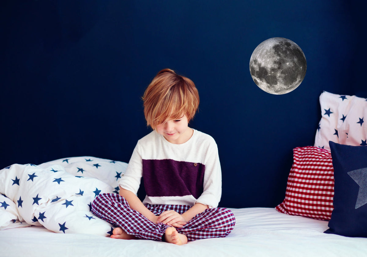 Product detail view of Full Moon Wall Sticker.