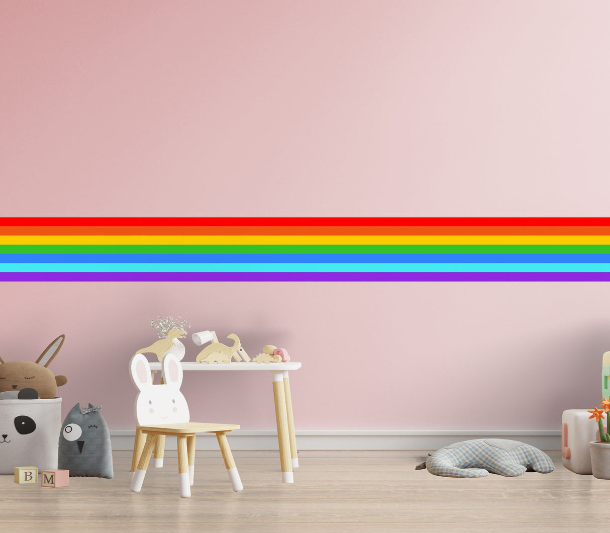 Additional product detail of Rainbow Border Sticker.