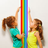 Rainbow Border Sticker - Ranbows Theme Stick Stripe Tape Decor.