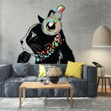 Product presentation view of Cat Wall Art Sticker.