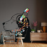 Product detail view of Dog Wall Art Sticker.