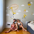 Alternate product view of Penguins And Fox Wall Stickers For Kids.
