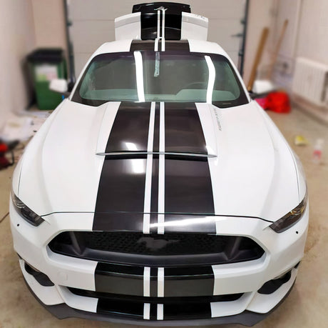 Product view of Racing Stripes Car Stickers.