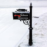 Additional product view of Personalized Reflective Mailbox Decal.